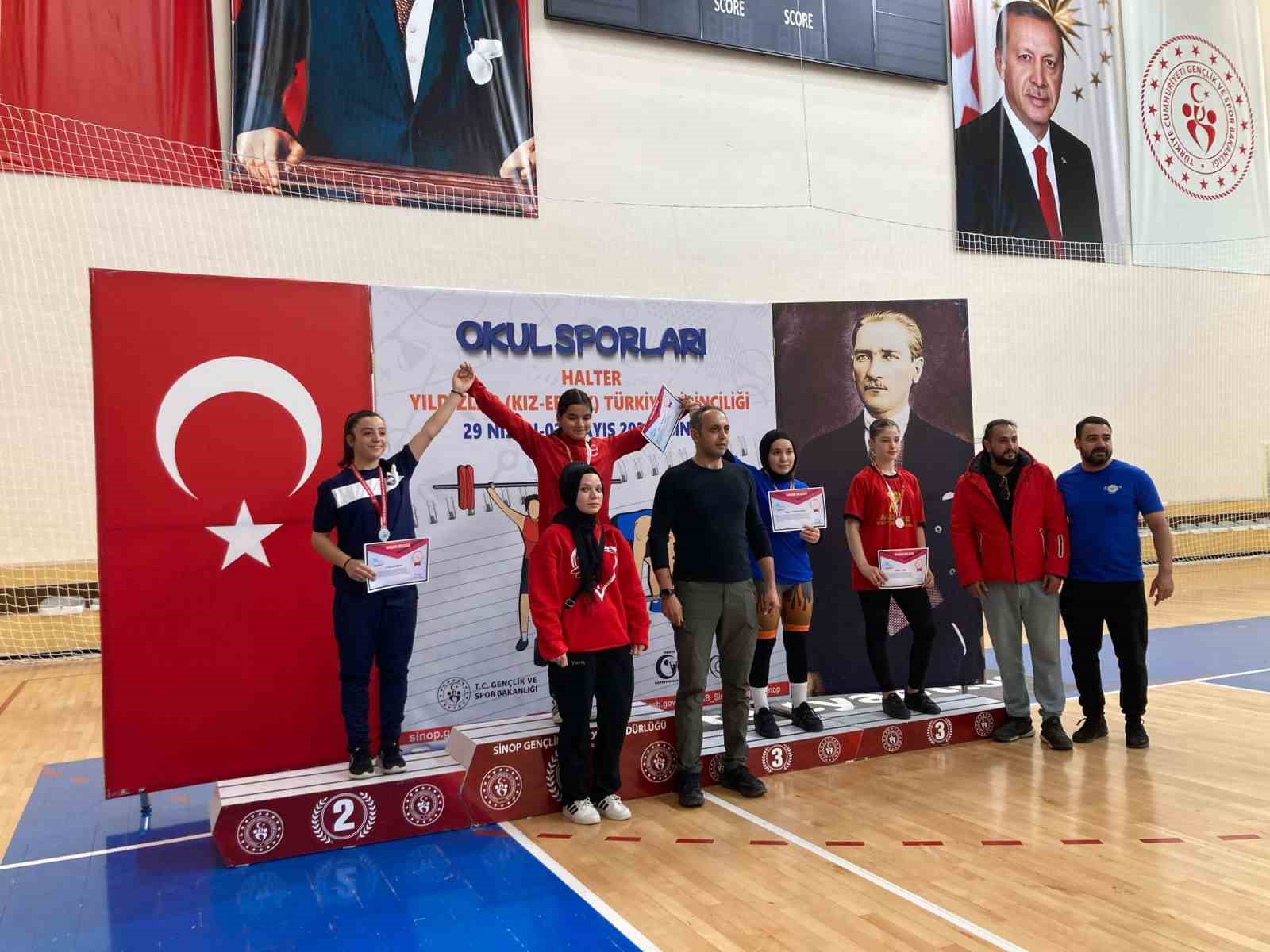 Türkiye Şampiyonası’ndan 4 madalya ile döndüler