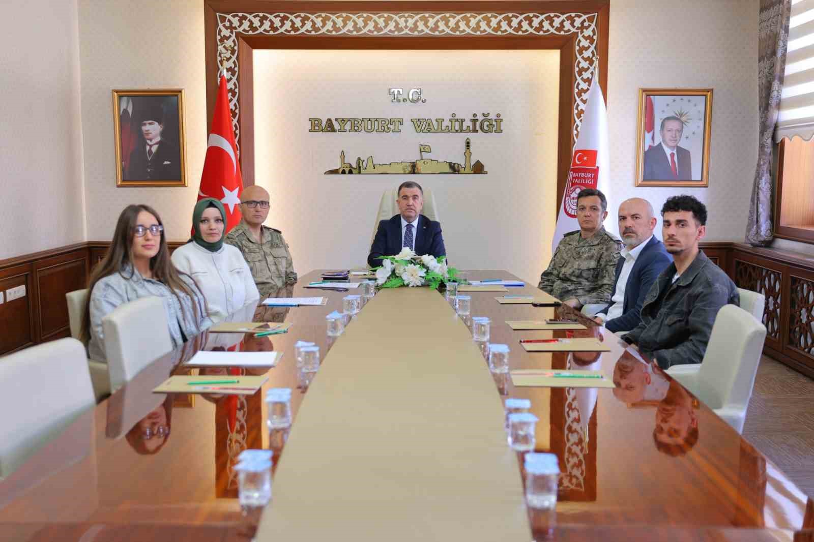 Bayburt’un Nisan ayı asayiş olayları değerlendirildi