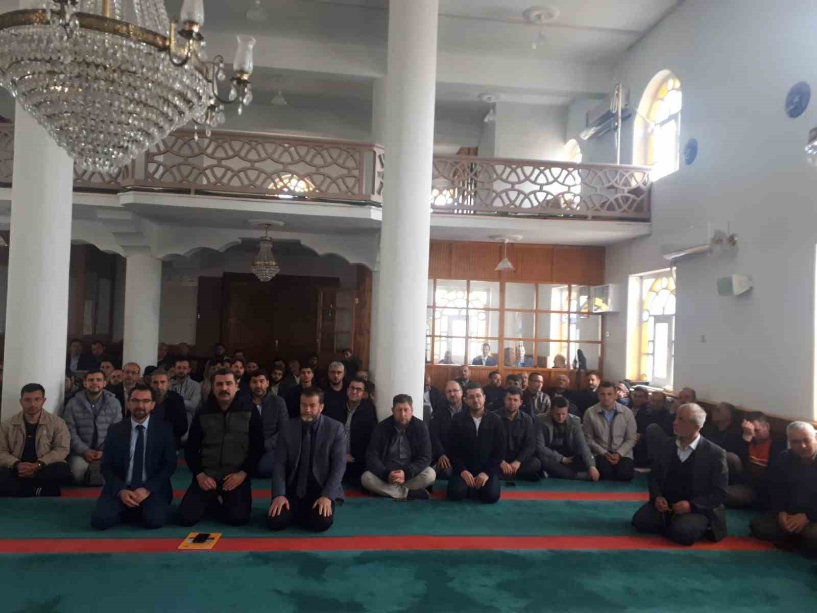 Orman yangınlara karşı cami cemaati bilgilendirildi