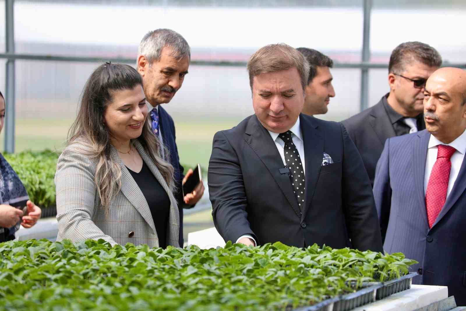 Lise &ouml;ğrencilerinin &uuml;rettiği 200 bin fide toprakla buluşturuluyor
