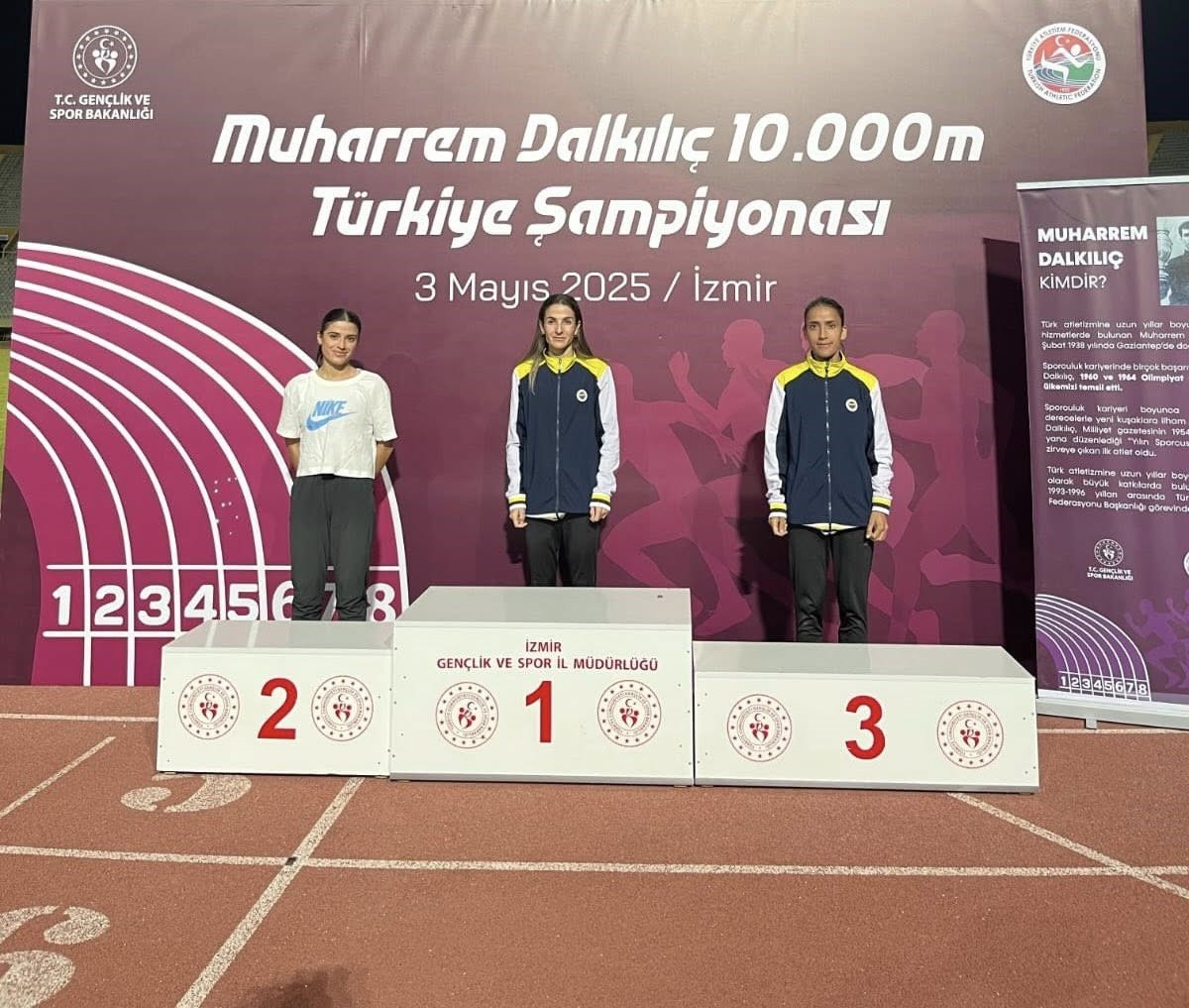 Muşlu atlet Derya Kunur, Türkiye üçüncüsü oldu