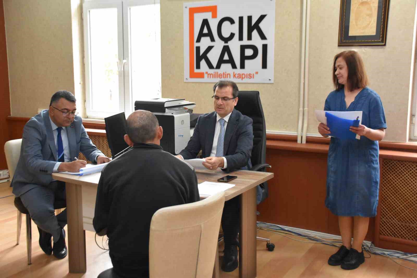 Salihli’de sorunların çözümü ’Açık Kapı’da