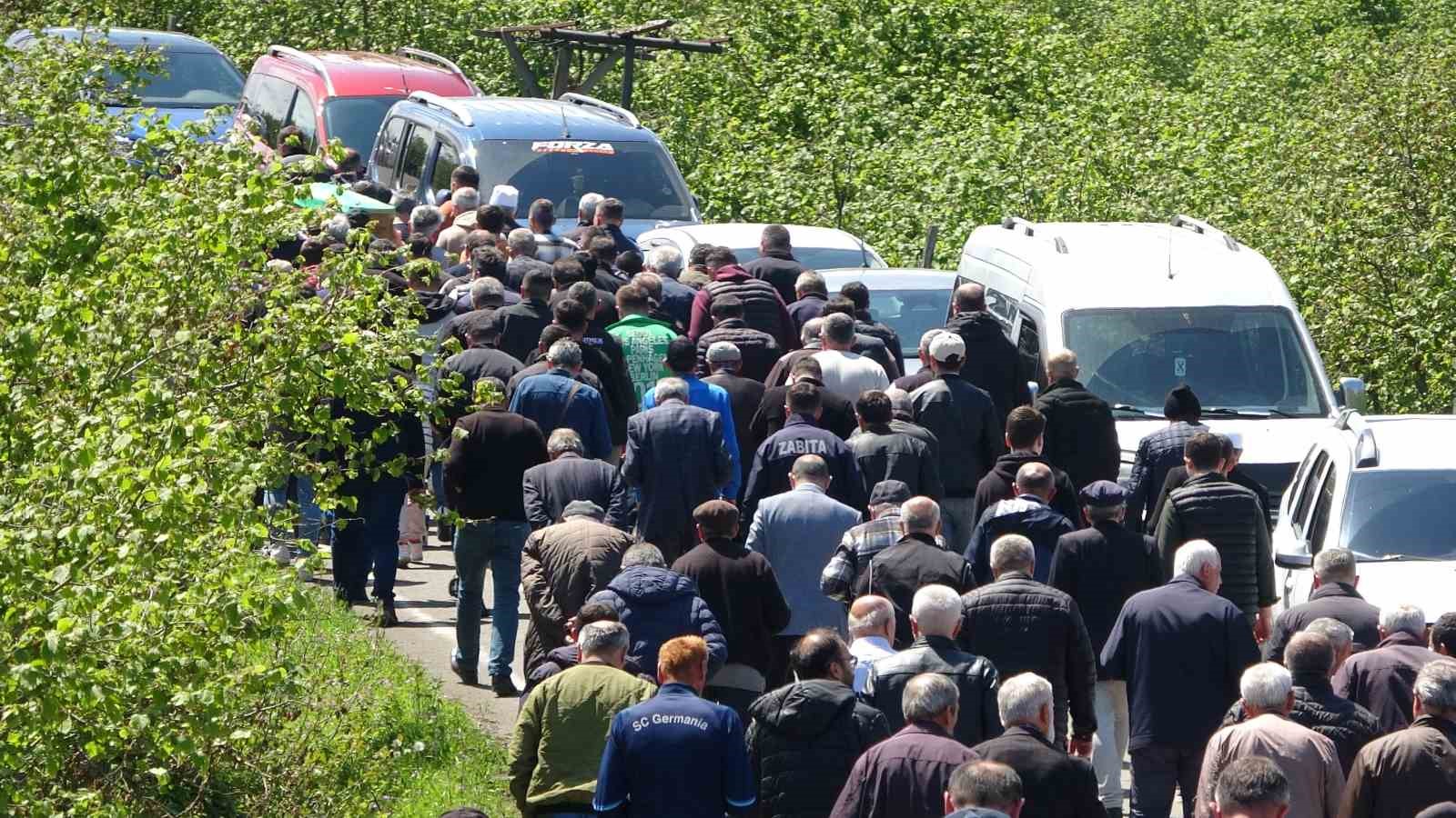 Ordu’da suda cansız bedenine ulaşılan şahıs son yolculuğuna uğurlandı