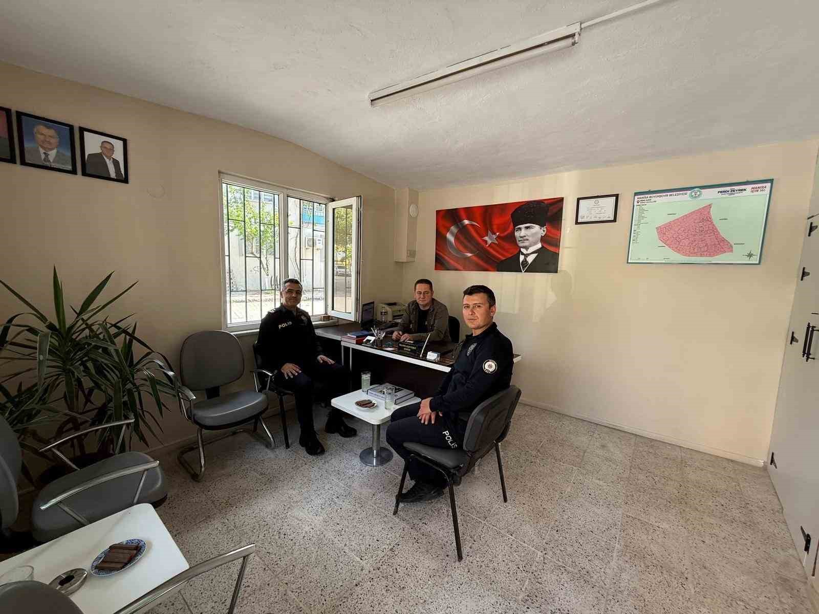 Soma İlçe Emniyet Müdürü Er’den muhtarlara ziyaret