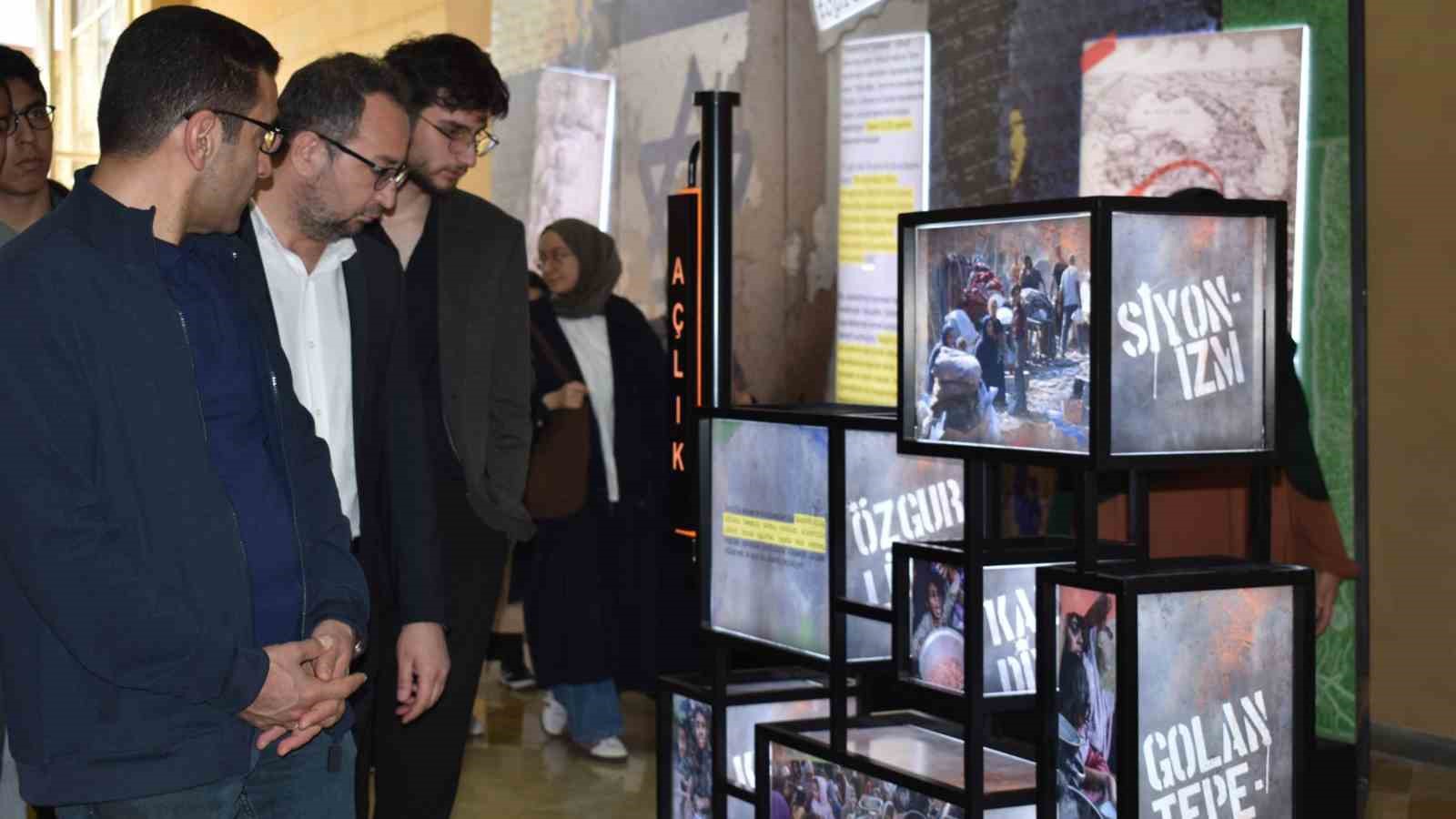 Filistin’deki soykırımı anlatan "Hafıza Sergisi" açıldı