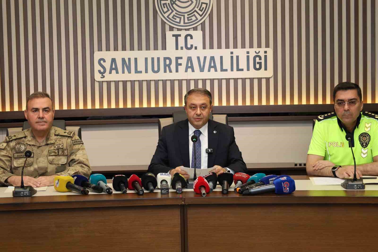 Şanlıurfa Valisi Hasan Şıldak&rsquo;tan boğulma vakaları a&ccedil;ıklaması
