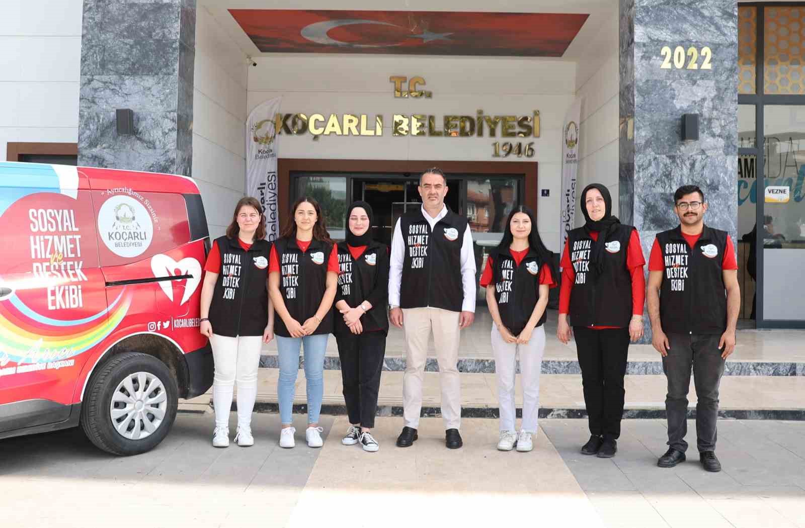 Ko&ccedil;arlı&rsquo;da Sosyal Hizmet Destek Ekibi sahaya iniyor
