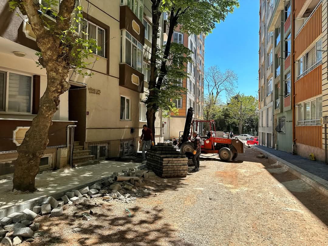 Başkan Mirza, &Ccedil;ınarlı Mahallesi&rsquo;ndeki yol ve kaldırım &ccedil;alışmalarını inceledi
