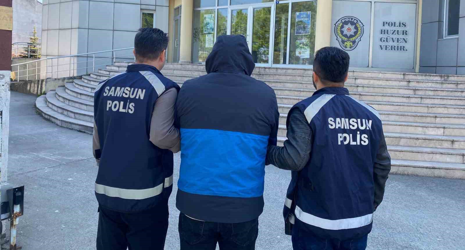 Samsun’da 18 yıl 9 ay hapis cezası bulunan şahıs yakalandı