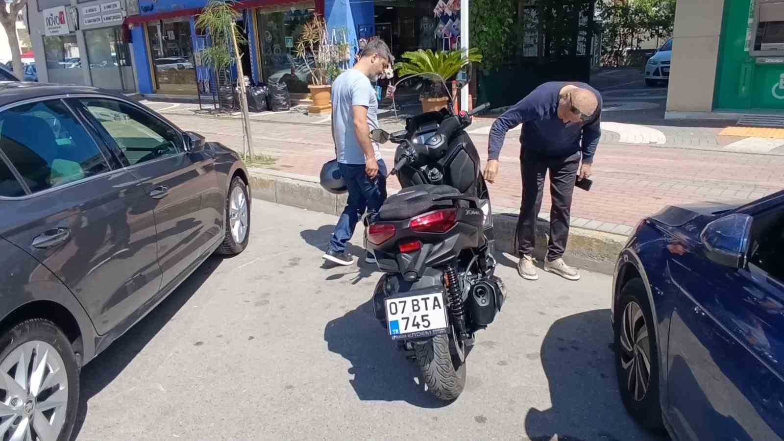 Manavgat’ta motosiklet kazası: 1 yaralı