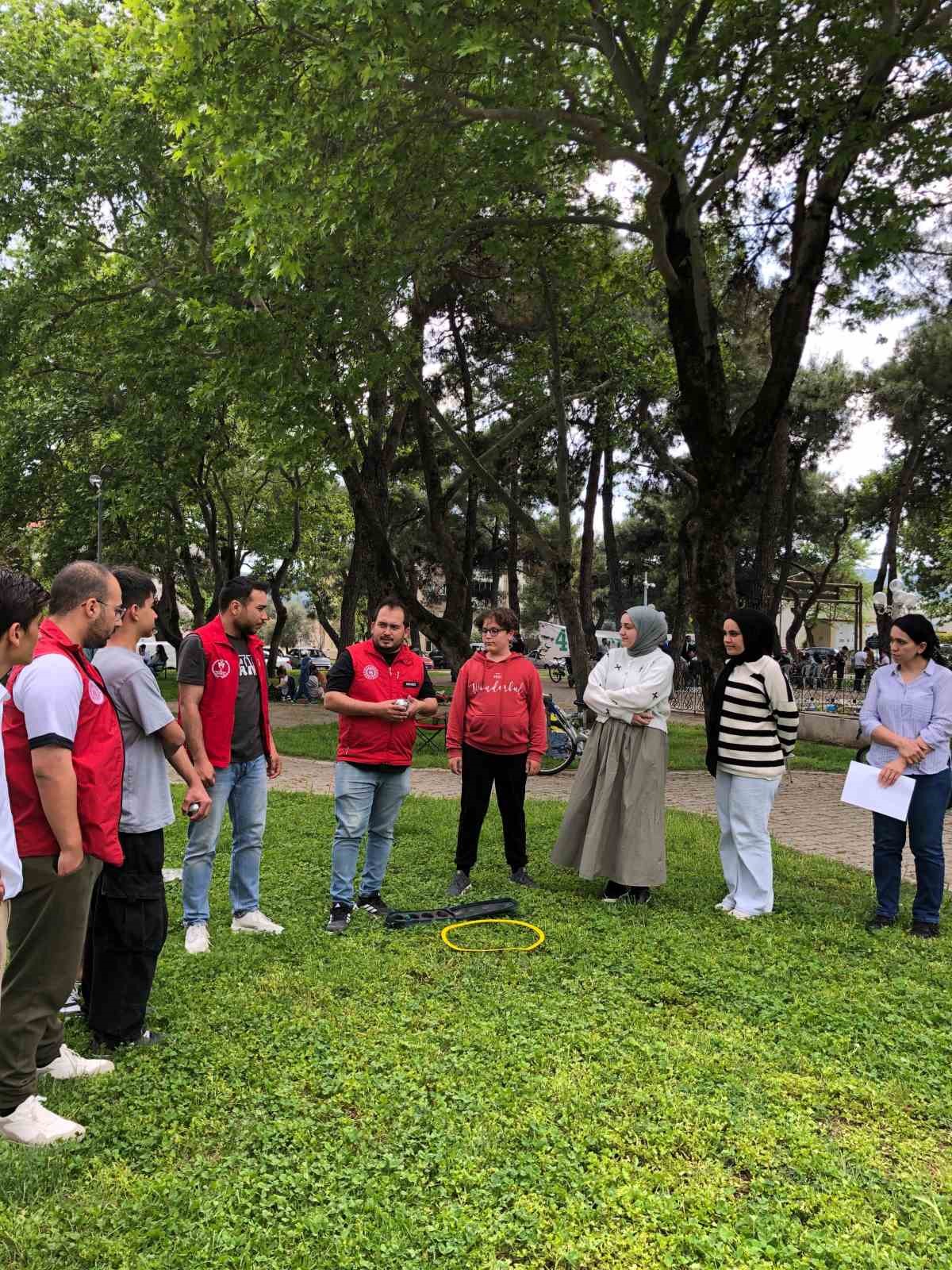 Menteşe’de gençler Bocce sporuna ilgi duyuyor