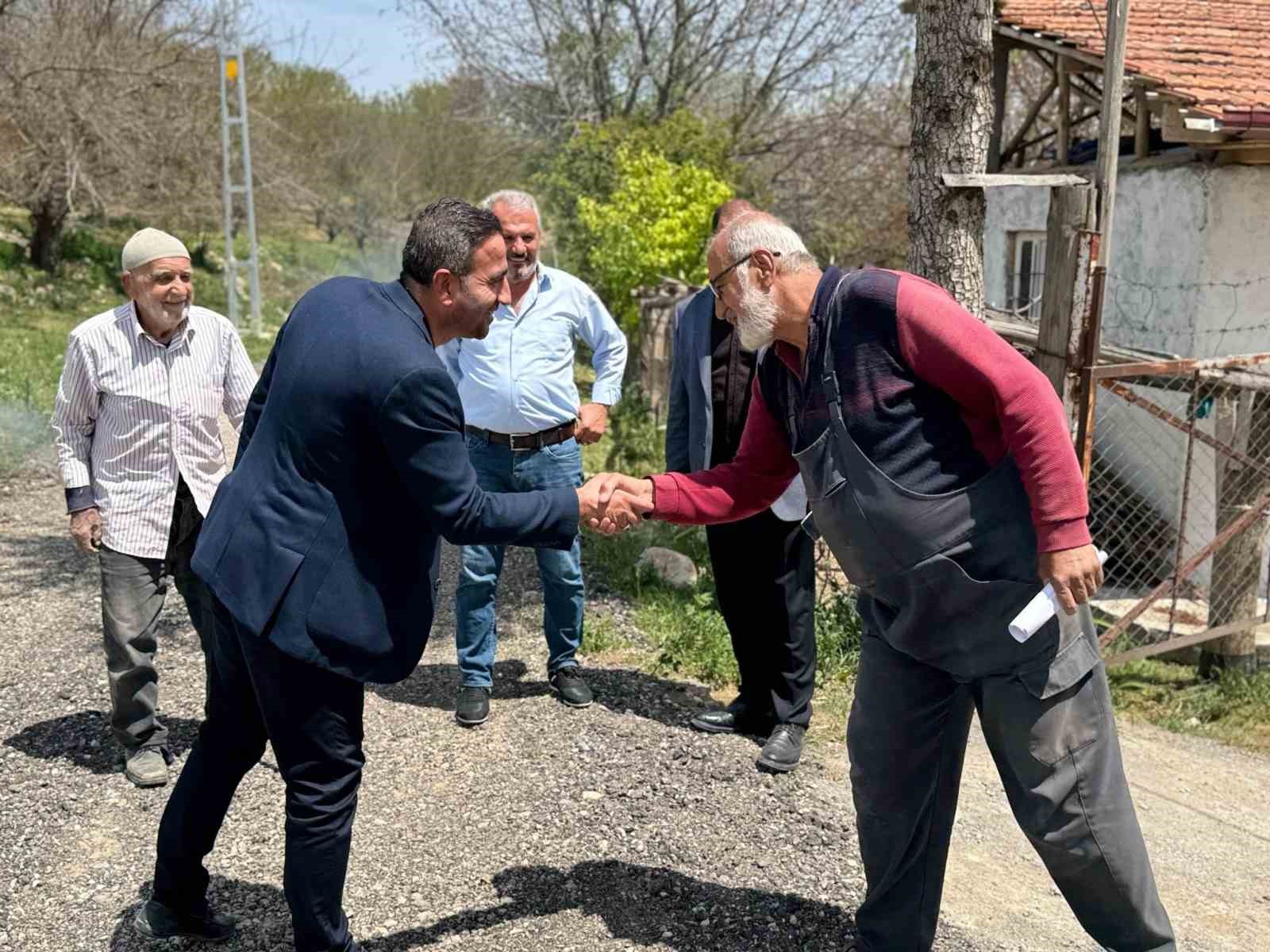 Başkan Ulutaş yol çalışmalarını inceledi

