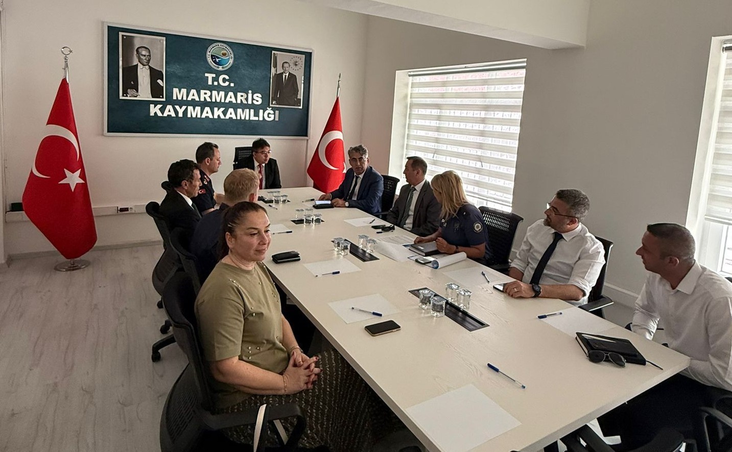 Marmaris&rsquo;te yaz sezonu &ouml;ncesi liman ve deniz g&uuml;venliği toplantısı yapıldı
