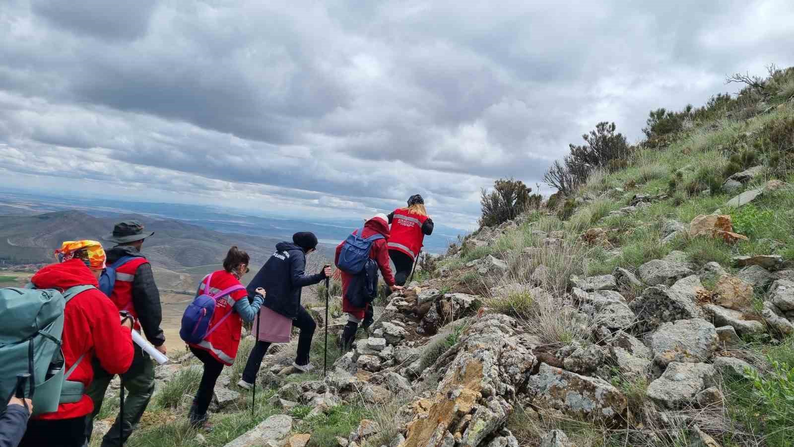 Kırşehir’de Ali Öllez Dağı’na ilk resmi tırmanış gerçekleştirildi