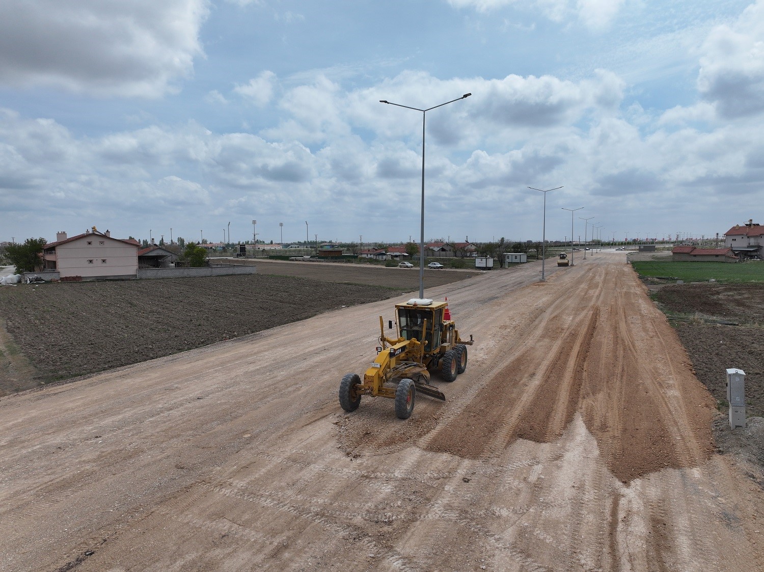 Karatay&rsquo;ın yeni ulaşım aksında altyapı &ccedil;alışmaları başladı
