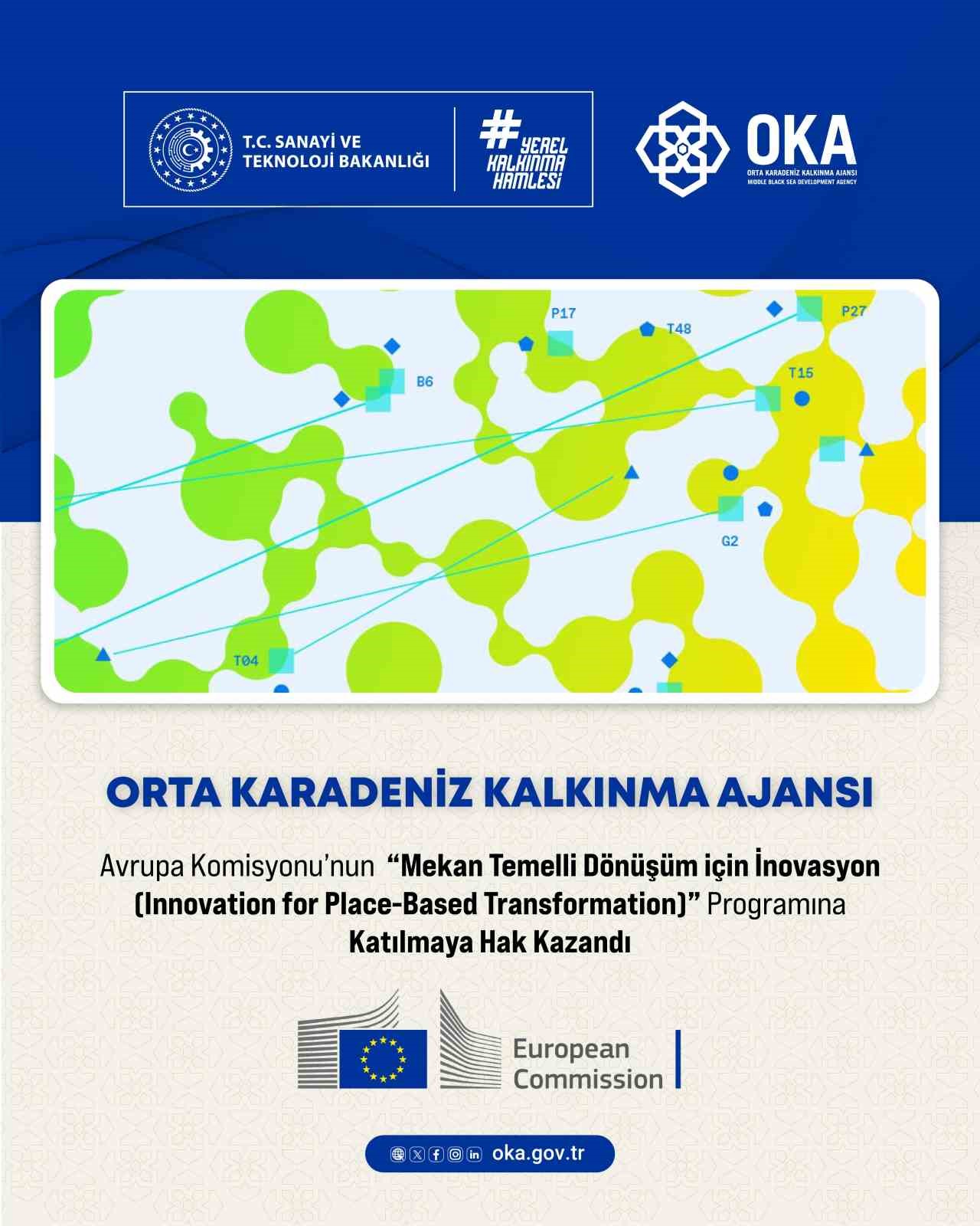 OKA, Avrupa Komisyonu’nun "Mekân Temelli Dönüşüm için İnovasyon" programına katılmaya hak kazandı