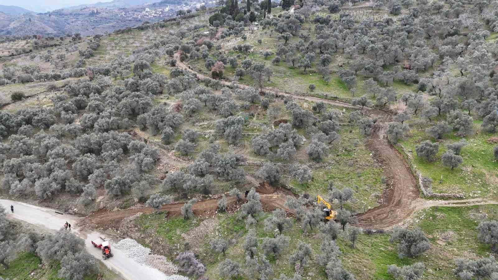 &Ccedil;obanlar&rsquo;da yol &ccedil;alışması tamamlandı
