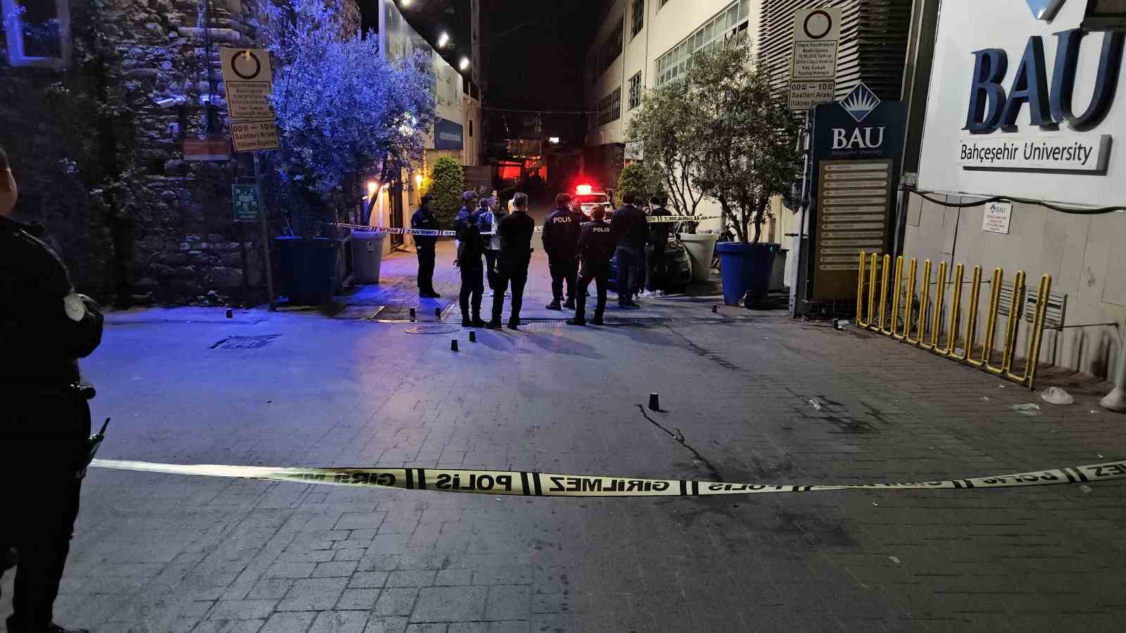 Beşiktaş’ta aynı gece ikinci silahlı saldırı: 1 yaralı