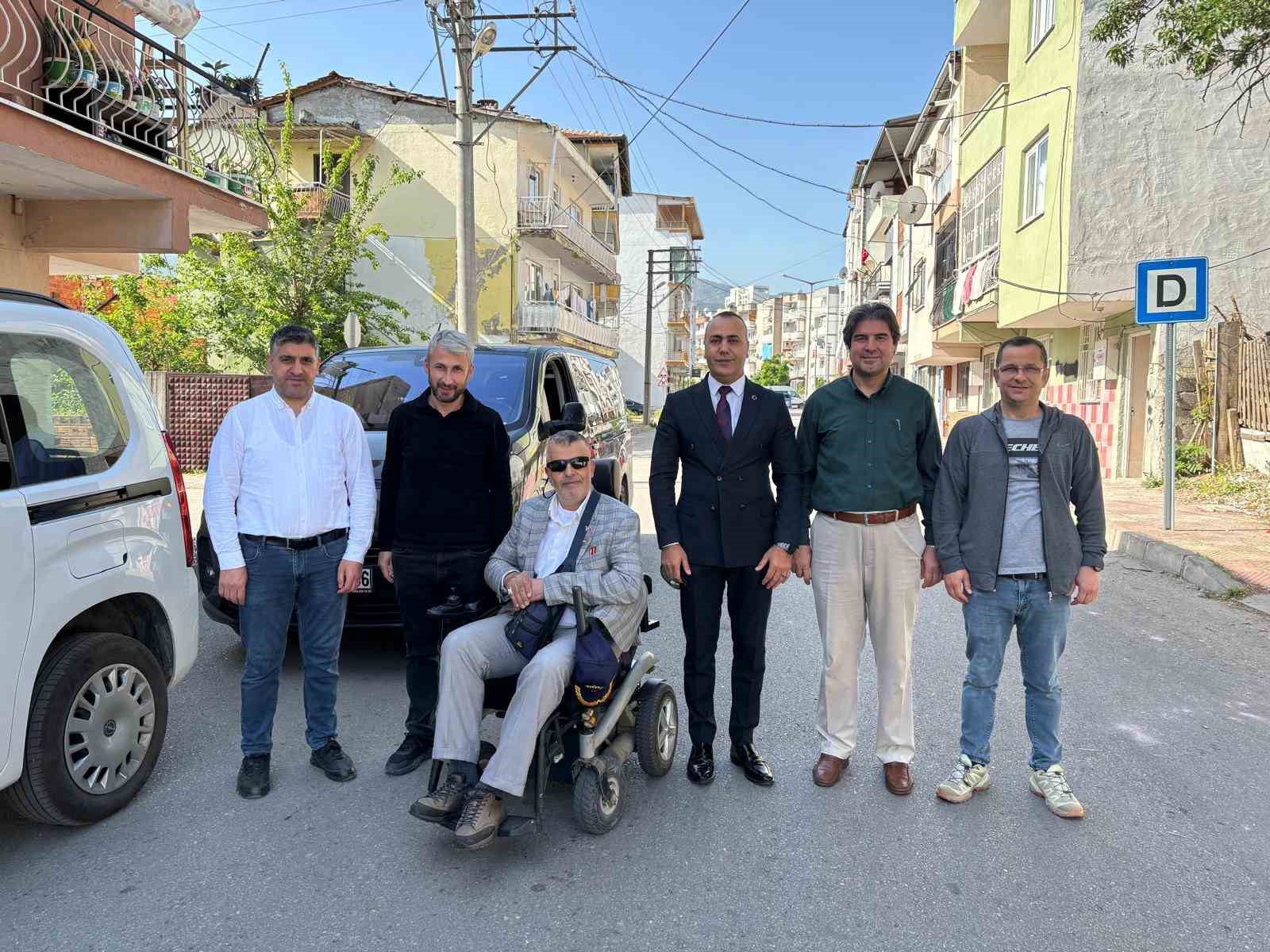 Manisalı gazi tedavi süreci için Ankara’ya uğurlandı
