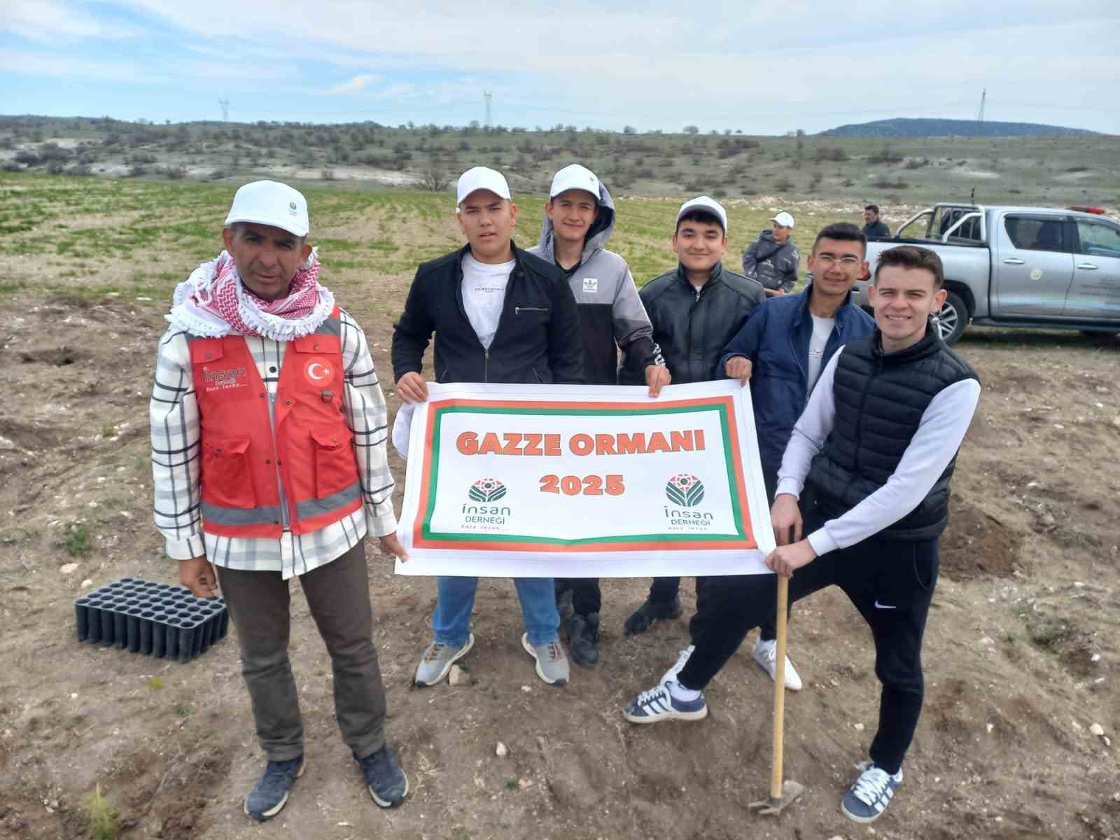 Kütahya’da "Gazze Ormanı" kuruldu