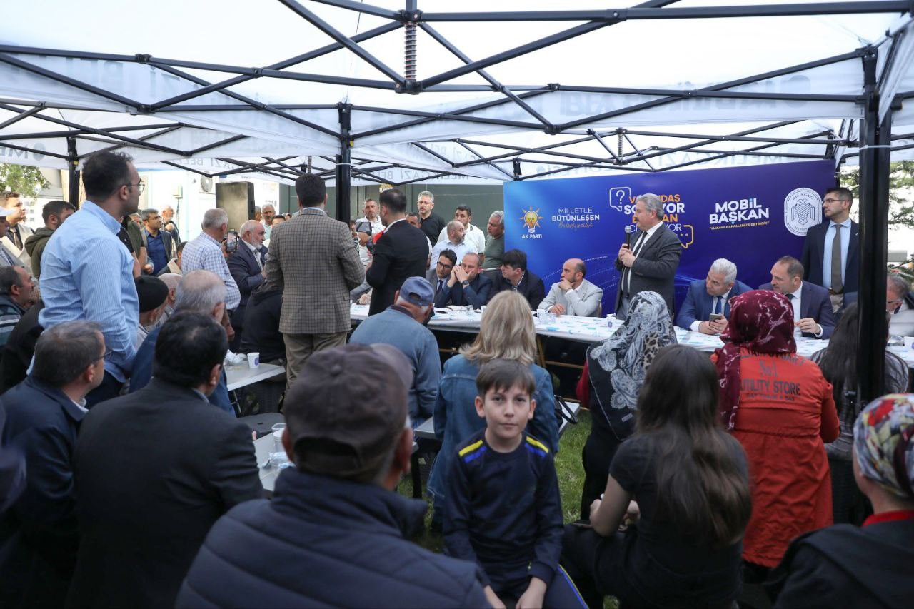 Mobil Başkan ile Kocatepe Mahallesi’nde gönül buluşması