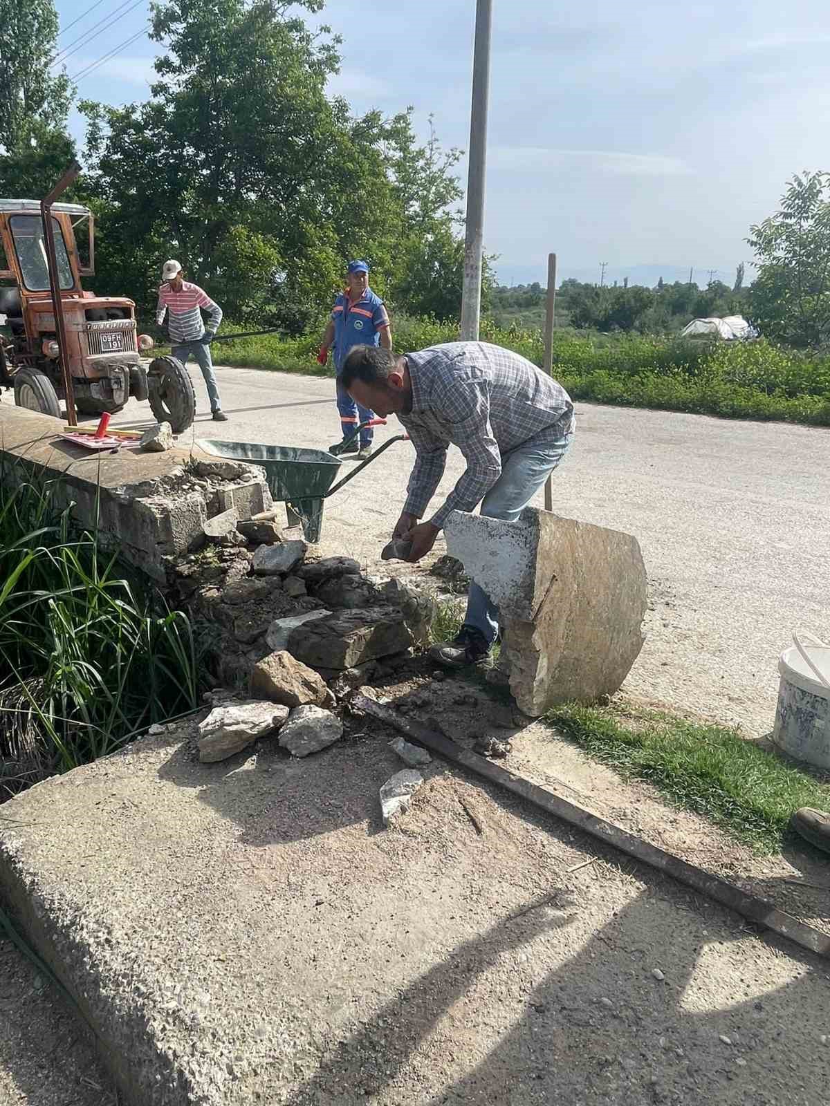 Hamzabali Mezarlığı bakıma alındı
