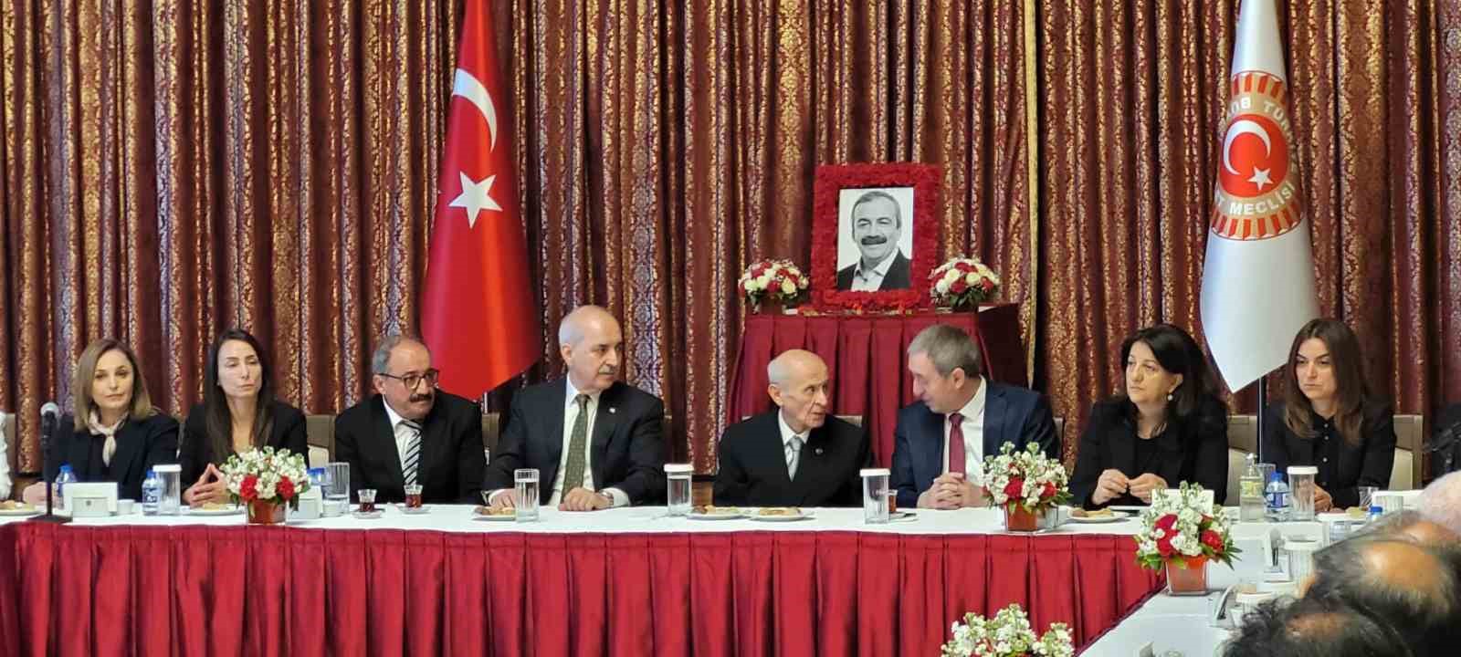 MHP Lideri Bahçeli, TBMM’de Sırrı Süreyya Önder için düzenlenen anma programına katıldı