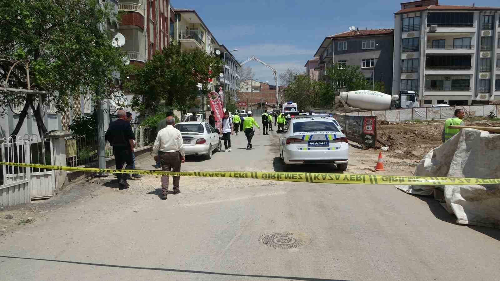 Malatya&rsquo;da beton mikseri dehşeti
