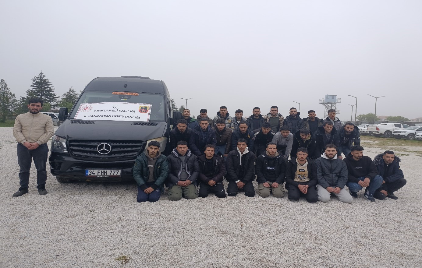 Kırklareli’nde 188 kaçak göçmen yakalandı