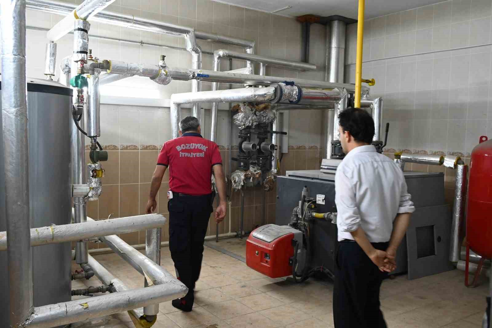 Boz&uuml;y&uuml;k Belediye İtfaiyesi&rsquo;nden yurtlara yangın denetimi
