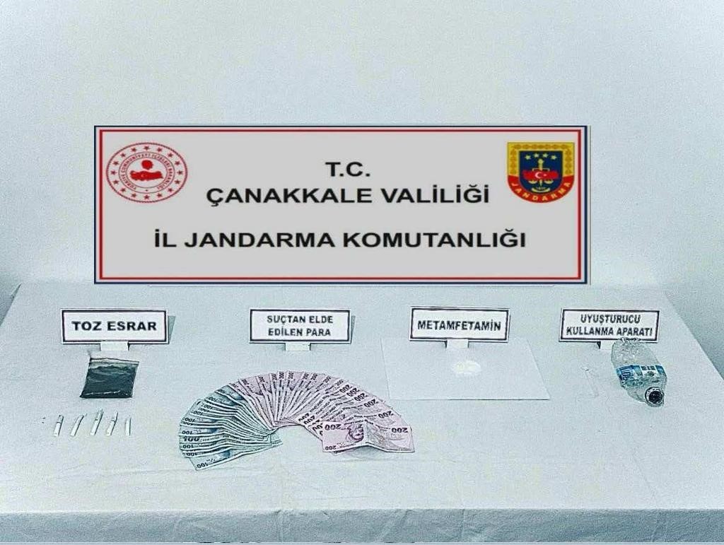Çanakkale’de düzenlenen uyuşturucu operasyonunda 2 kişi tutuklandı