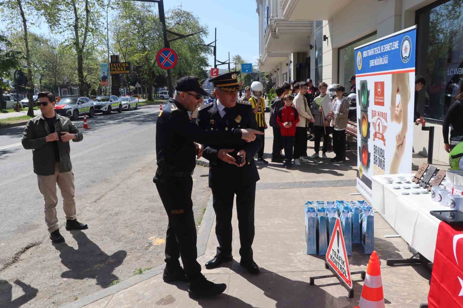 Ordu’da trafik farkındalık etkinliği