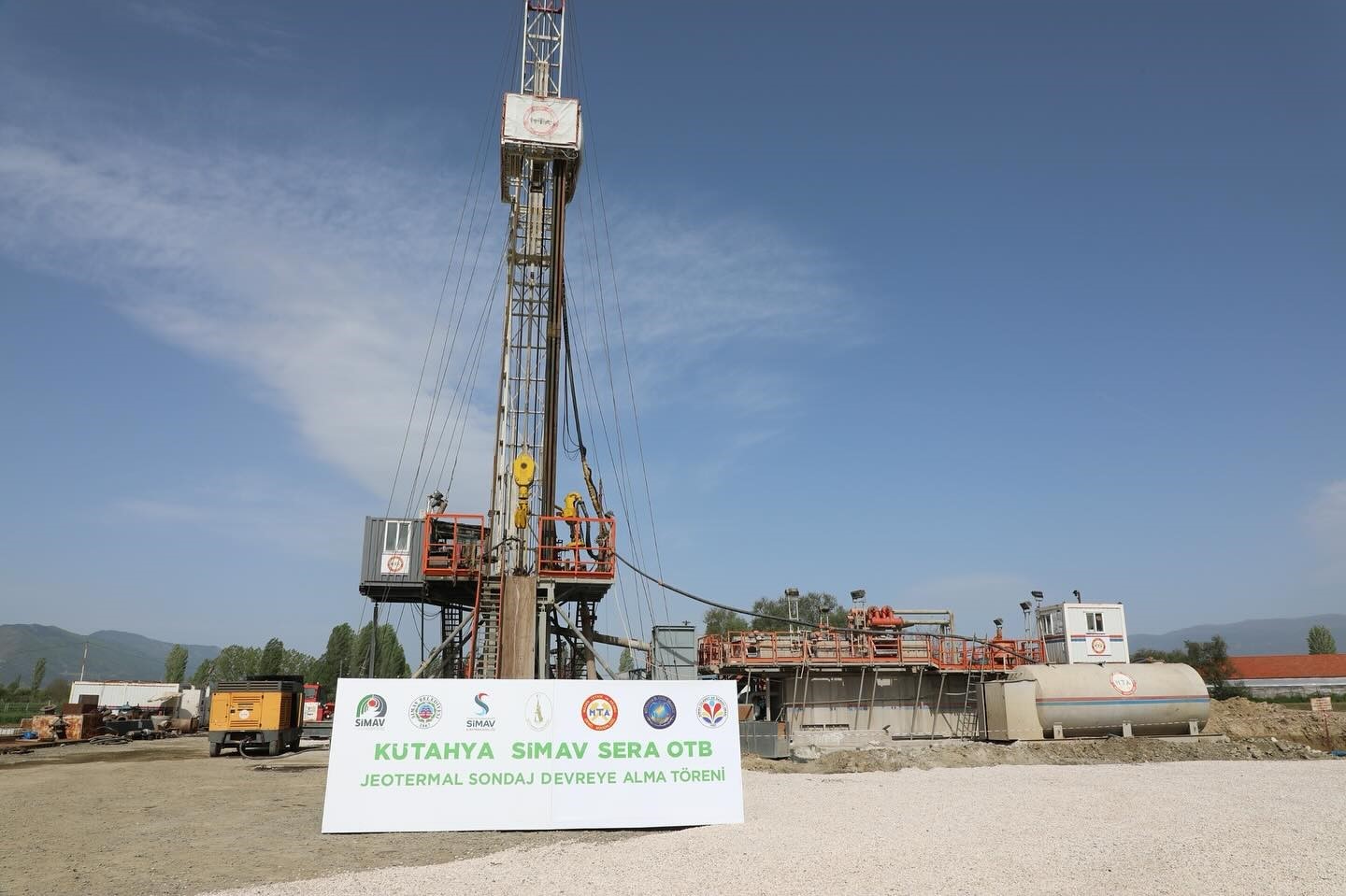 Simav’da ikinci jeotermal su kuyusu devreye alındı