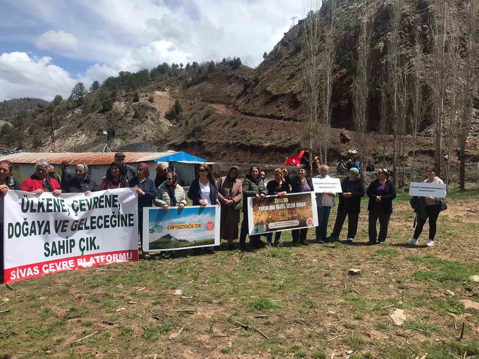 Köy sakinleri maden firmalarına seslendi, "Havama, suyuma, toprağıma dokunma"