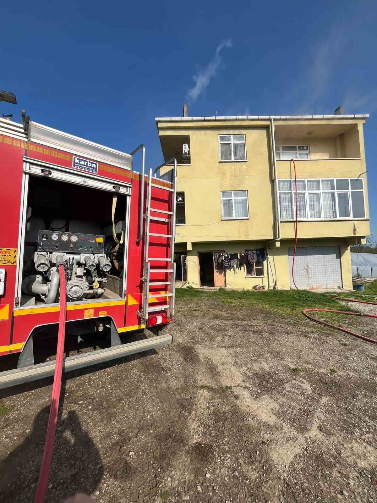 Sinop’ta yangın paniği