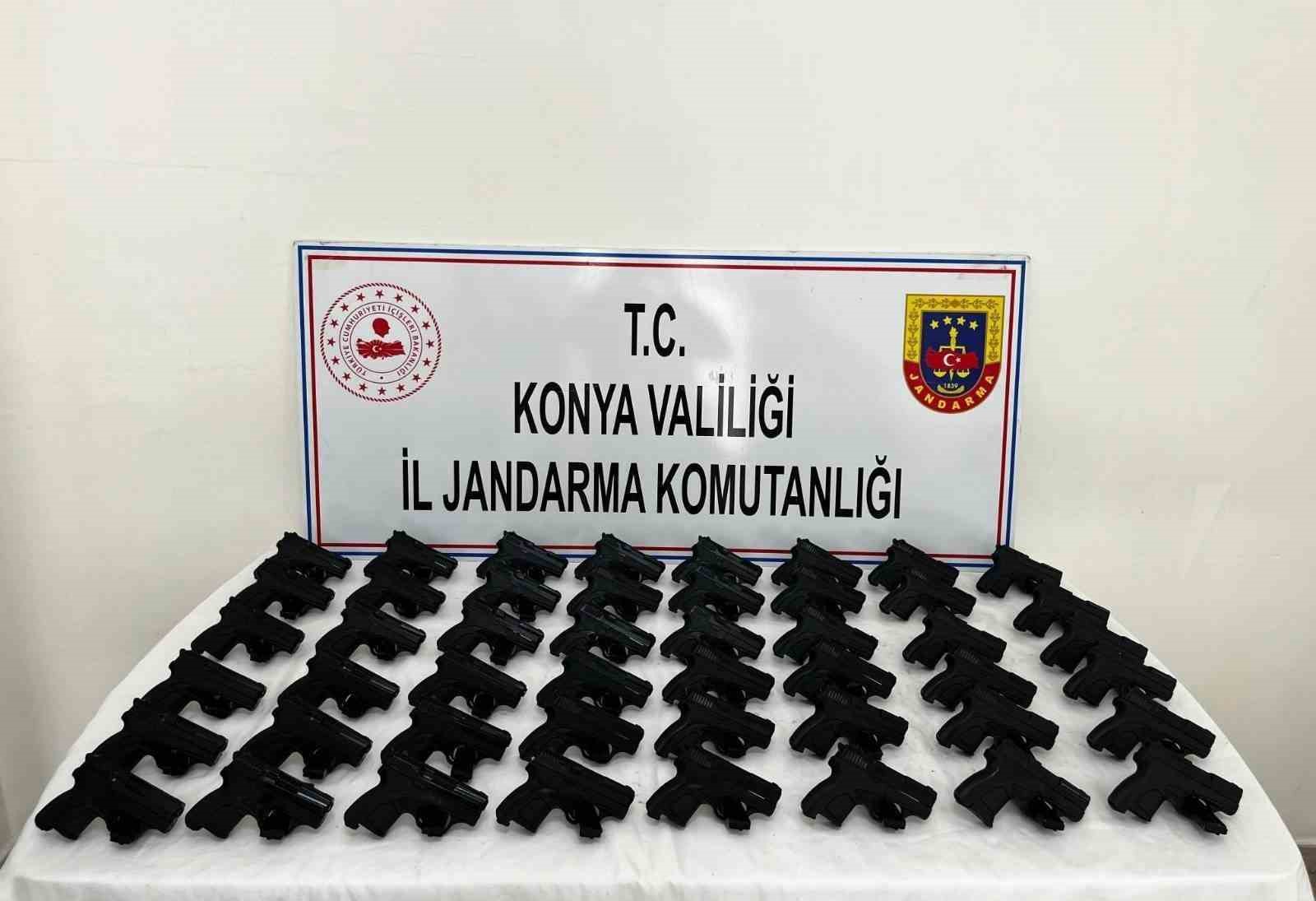 Konya’da jandarmadan silah operasyonu