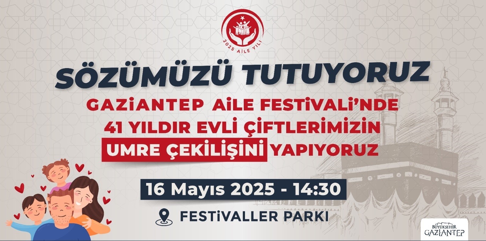 Gaziantep Aile Yılı Festivali için geri sayım başladı