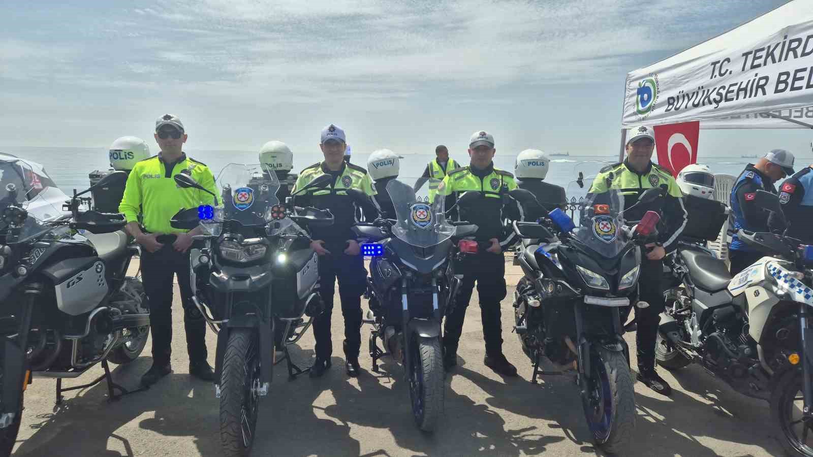 Tekirdağ&rsquo;da Trafik G&uuml;venliği Haftası etkinliği d&uuml;zenlendi
