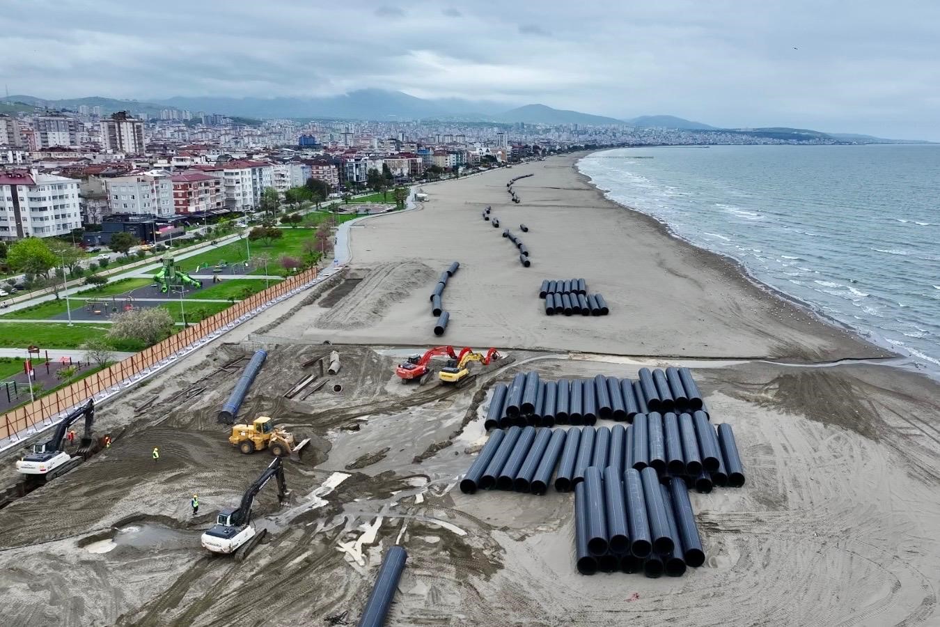 Başkan Doğan: "Hedefimiz, Atakum sahilindeki projeyi 90 günde tamamlamak"