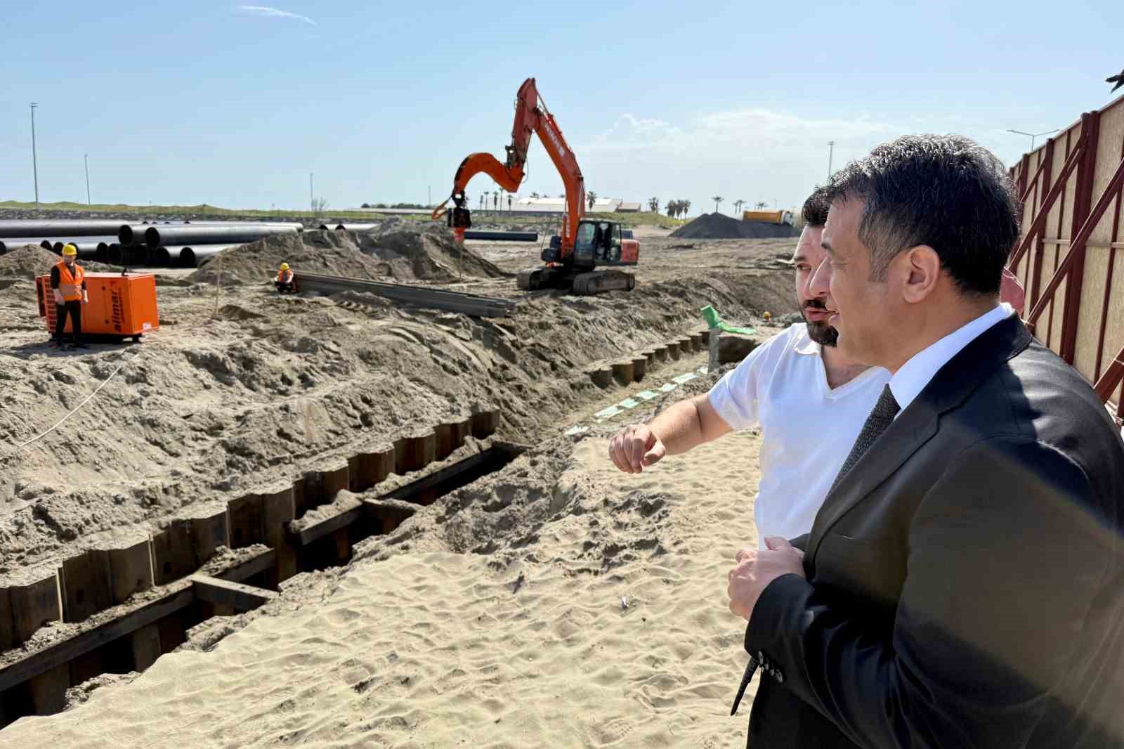 Başkan Doğan: "Hedefimiz, Atakum sahilindeki projeyi 90 günde tamamlamak"