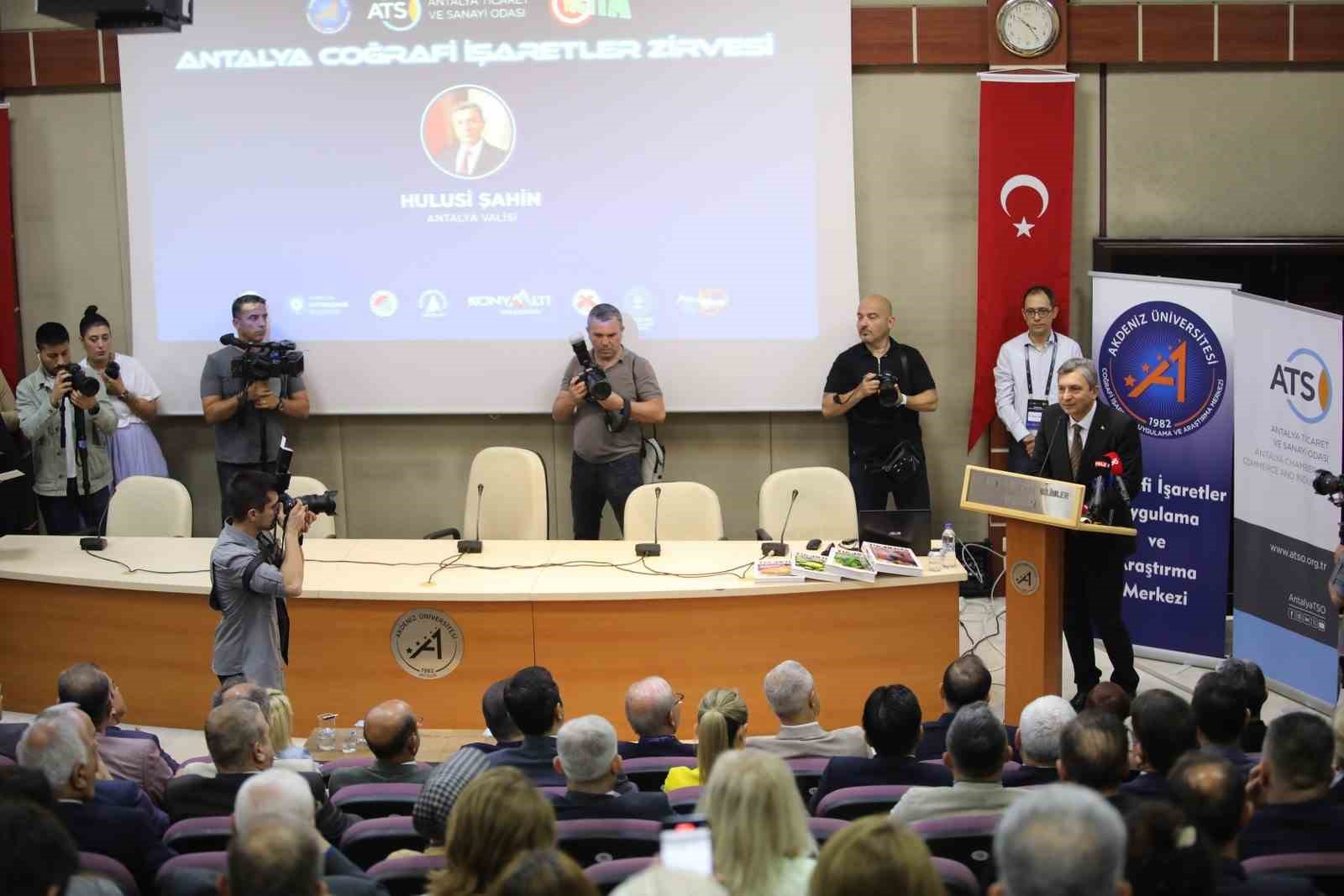 Akdeniz Üniversitesi’nde coğrafi işaretler için ortak yol haritası çağrısı
