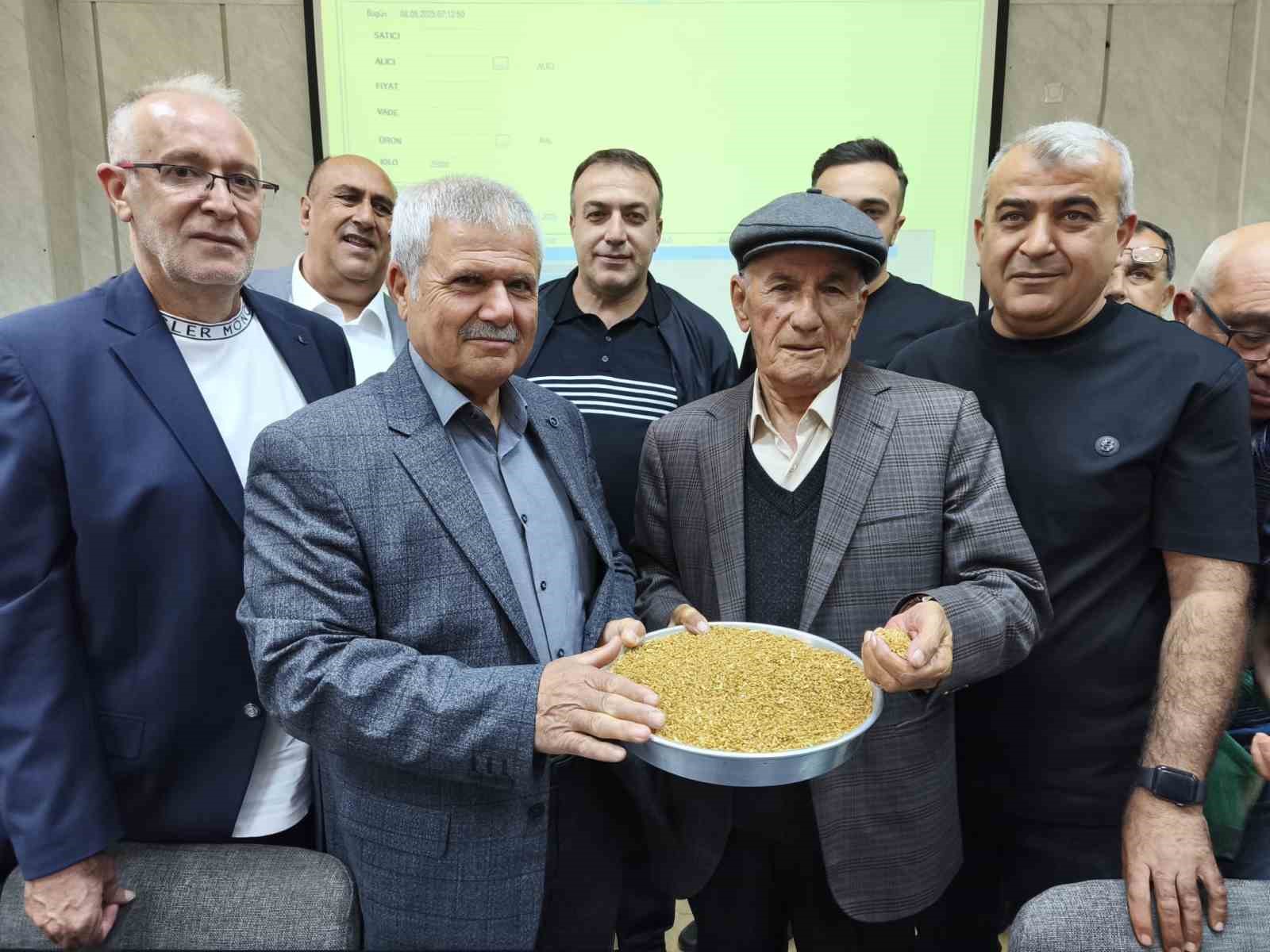 Yılın ilk buğdayı GTB’de işlem gördü