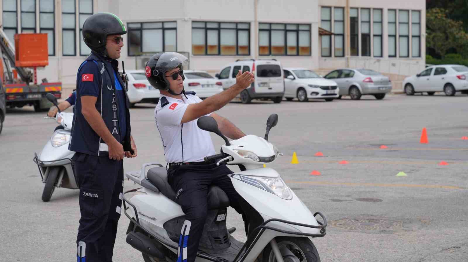 Alanya zabıta personeline güvenli sürüş eğitimi

