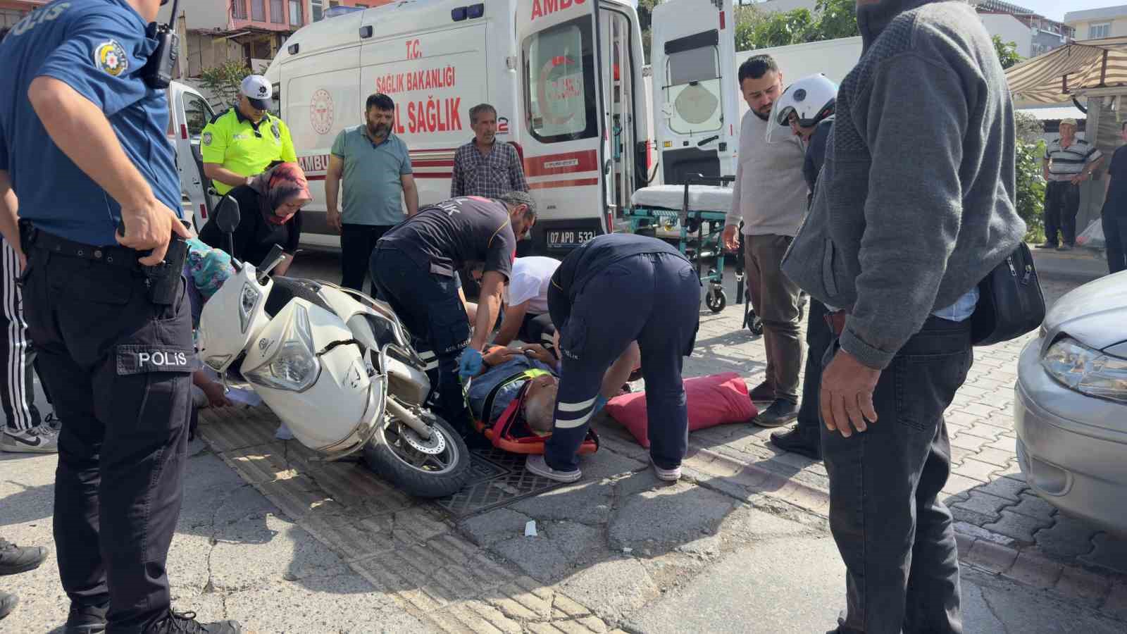 Gazipaşa&rsquo;da ters y&ouml;n ihlali kazaya neden oldu: 1 yaralı
