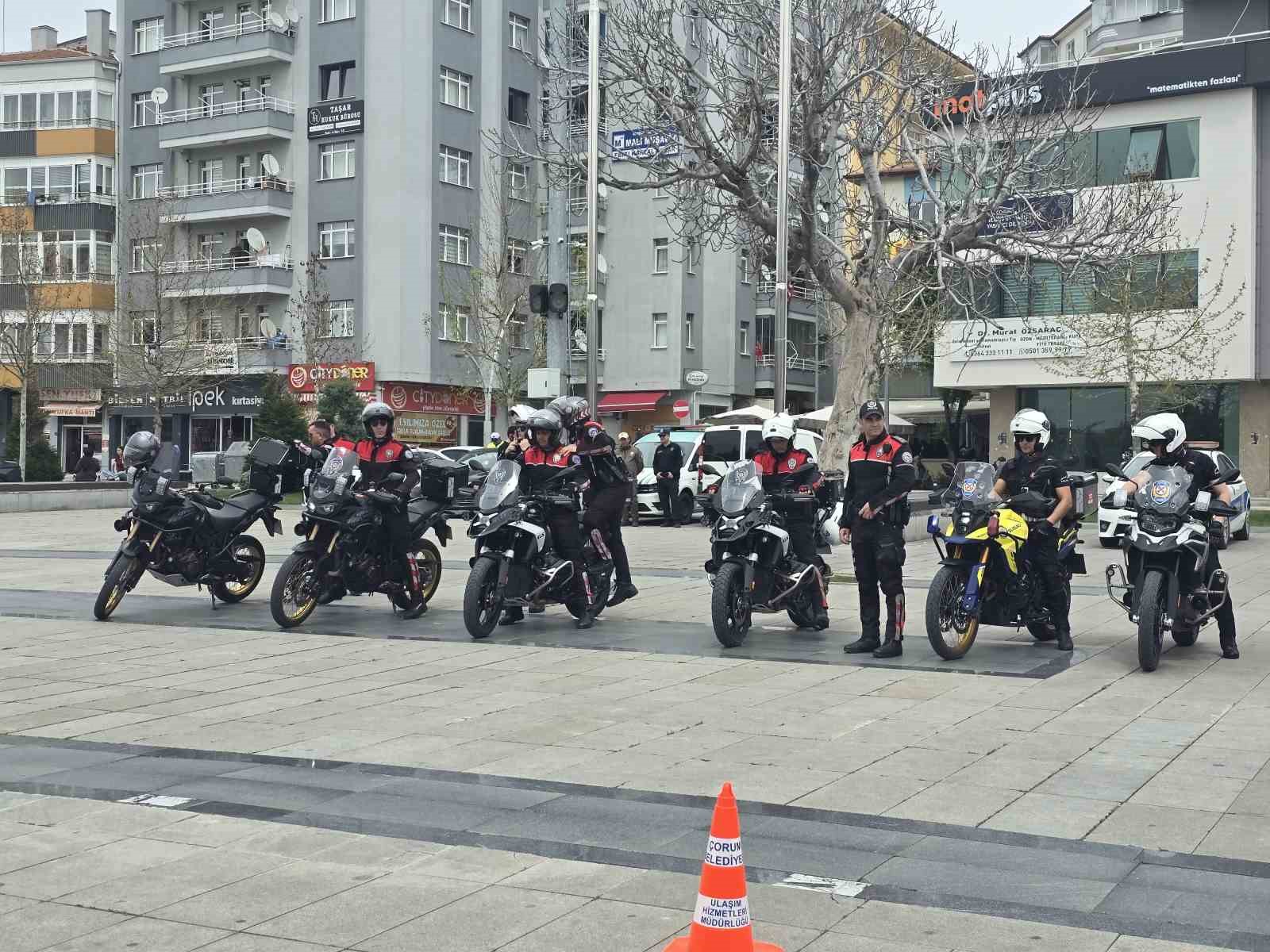 Çorum’da Trafik Haftası’nda farkındalık oluşturan etkinlik
