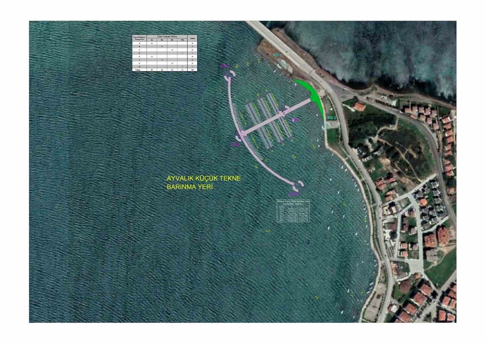 Ayvalık’a 400 teknelik barınak müjdesi