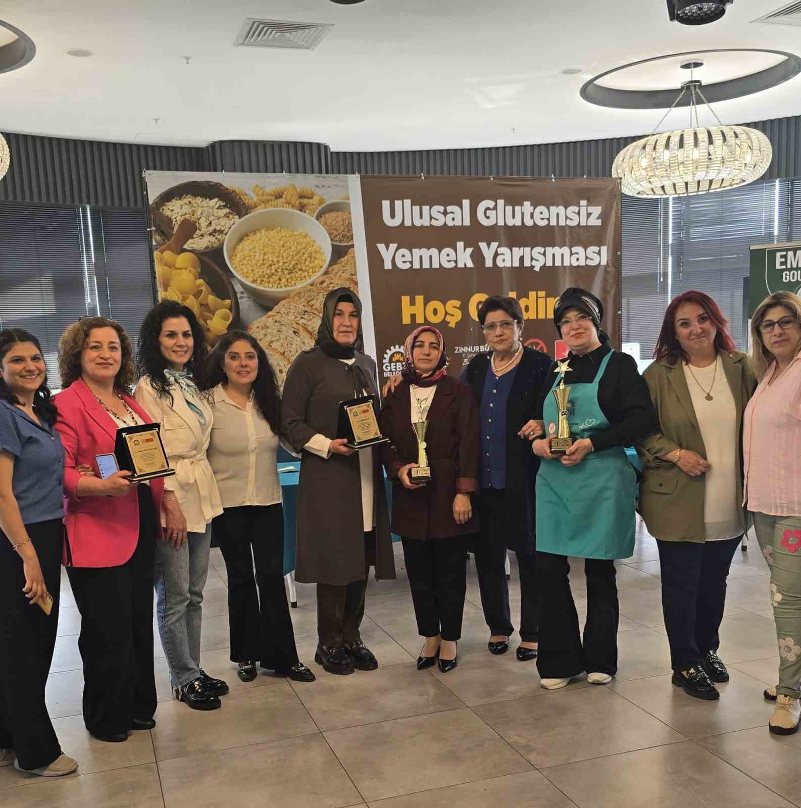 Erzurum Çölyak Derneği’ne Glutensiz yemek yarışmasında üçüncülük ödülü