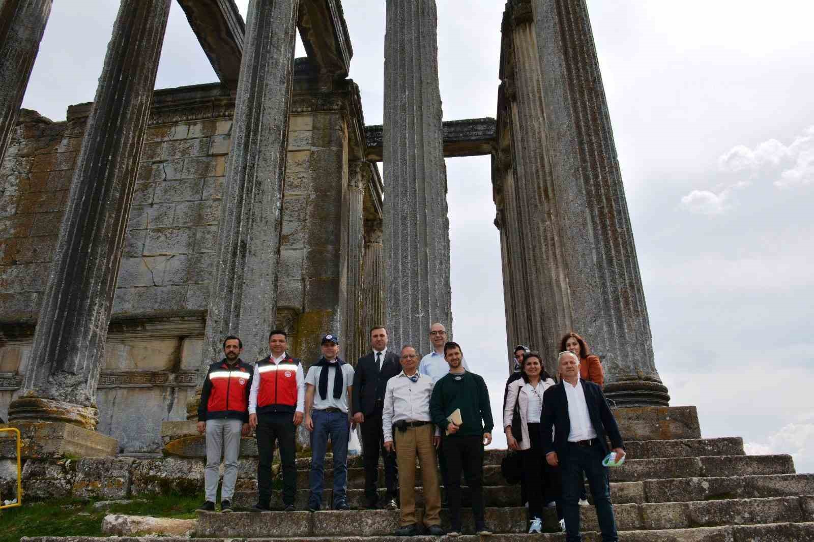 IFAD heyetinden Çavdarhisar Aizanoi Antik Kentine ziyaret