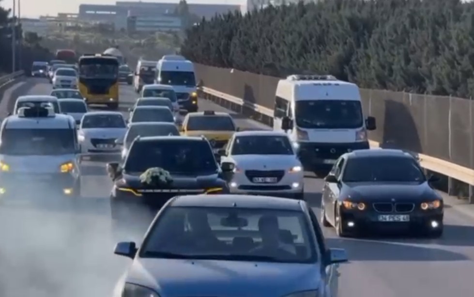 Düğün konvoyunda drift yapan sürücüye 46 bin TL ceza
