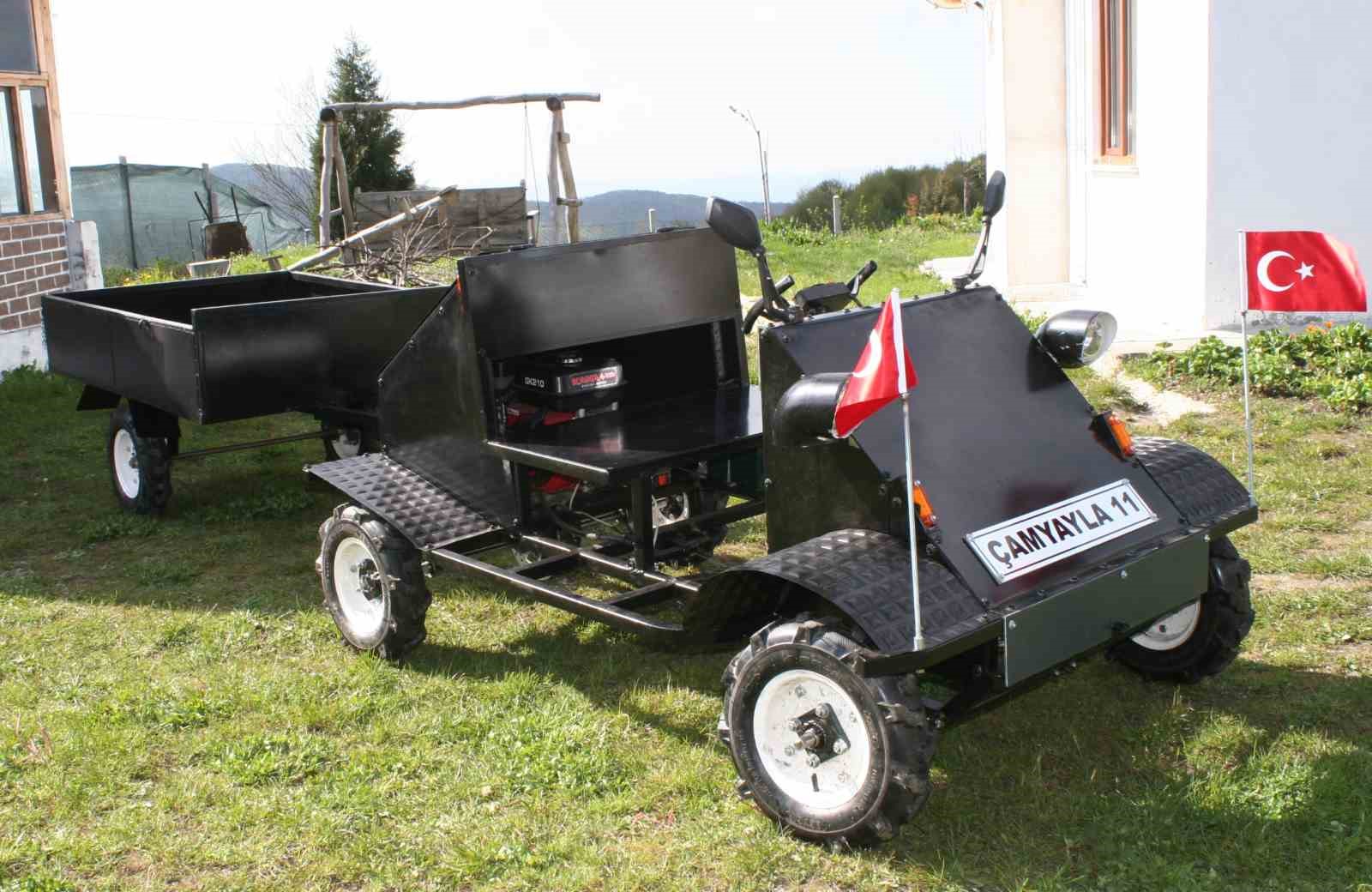 &Ccedil;amyayla K&ouml;y&uuml;&rsquo;n&uuml;n ilk yerli ve milli arazi aracı
